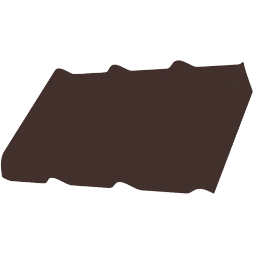 Фиброчерепица Decover 40/300 1750x980x5,8 мм шоколад
