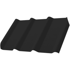 Фиброчерепица Decover 40/300 580x980x5,8 мм графит