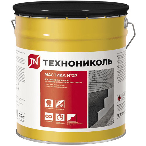 Мастика Технониколь №27 22 кг приклеивающая