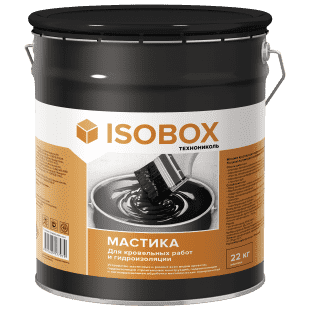 Мастика Технониколь Isobox 22 кг кровельная гидроизоляционная